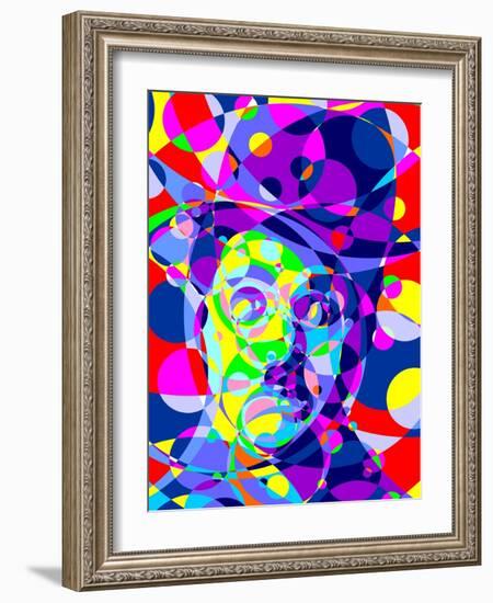 Chaplin-Cristian Mielu-Framed Art Print