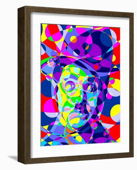 Chaplin-Cristian Mielu-Framed Art Print