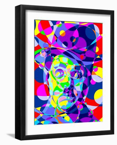 Chaplin-Cristian Mielu-Framed Art Print