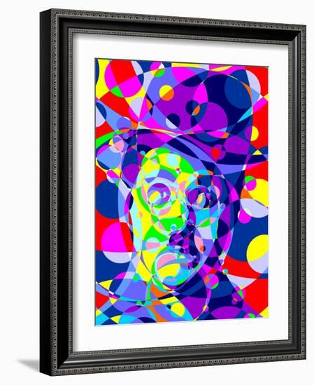 Chaplin-Cristian Mielu-Framed Art Print