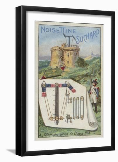 Chappe's Telegraph, 1793-null-Framed Giclee Print