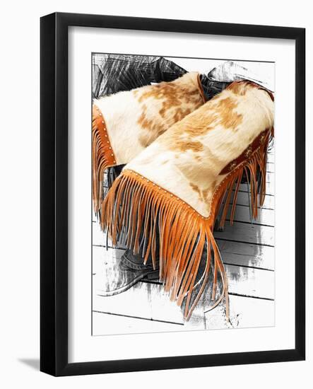 Chaps-Jerry Cowart-Framed Art Print