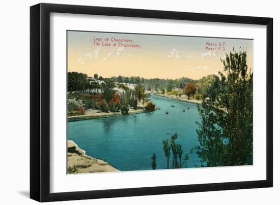 Chapultepec Lake, Mexico City-null-Framed Art Print