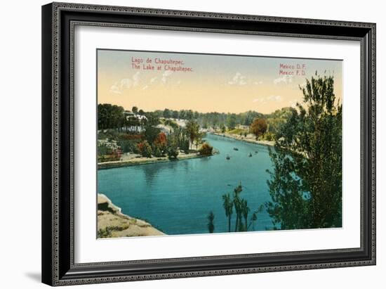 Chapultepec Lake, Mexico City-null-Framed Art Print