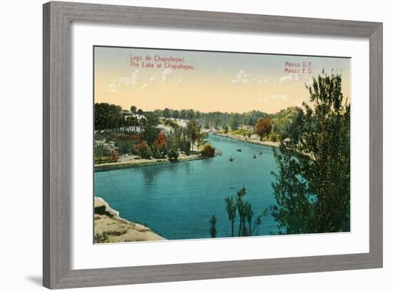 Chapultepec Lake, Mexico City-null-Framed Art Print