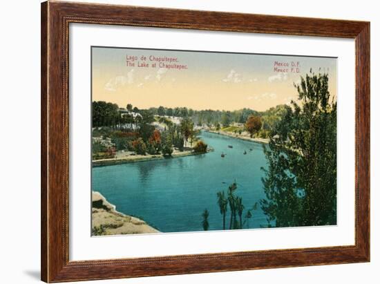 Chapultepec Lake, Mexico City-null-Framed Art Print