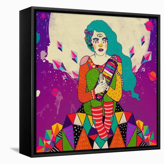 Char-Diela Maharanie-Framed Stretched Canvas