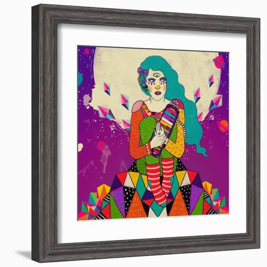 Char-Diela Maharanie-Framed Art Print