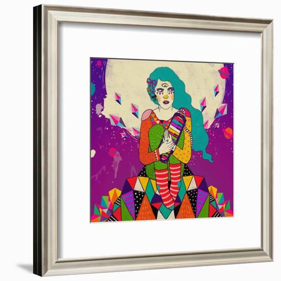 Char-Diela Maharanie-Framed Art Print