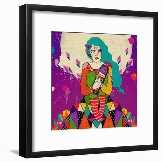 Char-Diela Maharanie-Framed Art Print