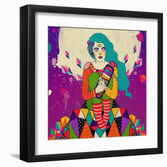 Char-Diela Maharanie-Framed Art Print