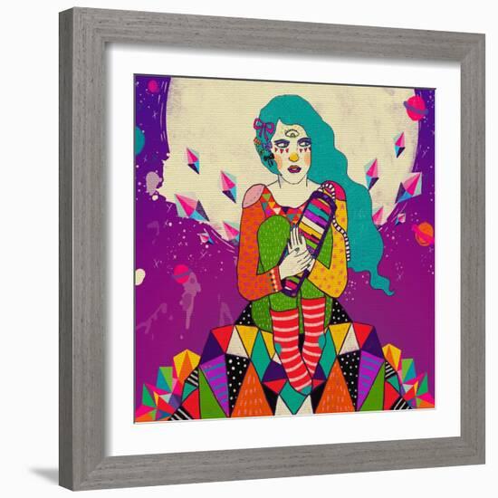 Char-Diela Maharanie-Framed Art Print