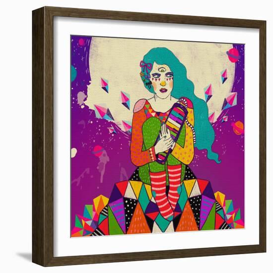 Char-Diela Maharanie-Framed Art Print