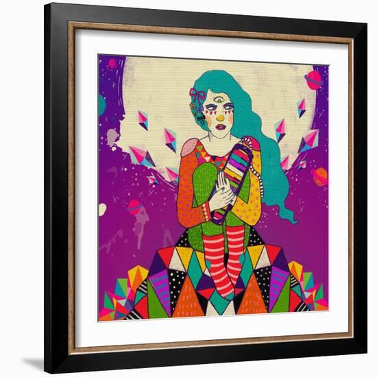 Char-Diela Maharanie-Framed Art Print