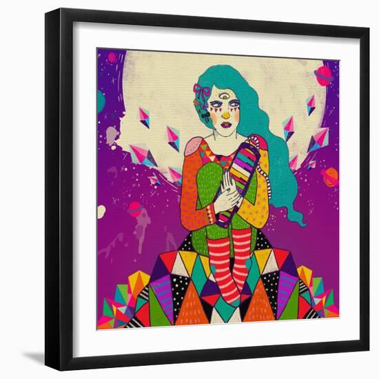 Char-Diela Maharanie-Framed Art Print