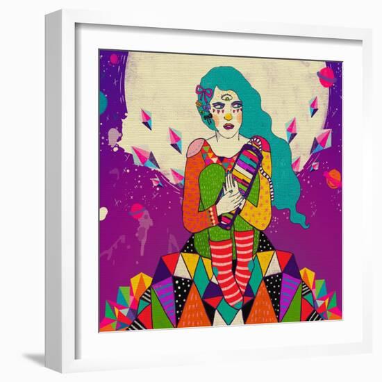 Char-Diela Maharanie-Framed Art Print