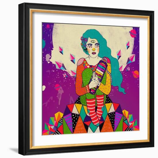 Char-Diela Maharanie-Framed Art Print