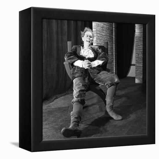 Character from a Production of Shakespeares Twelfth Night, Worksop College, Derbyshire, 1960-Michael Walters-Framed Premier Image Canvas