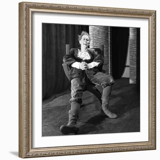 Character from a Production of Shakespeares Twelfth Night, Worksop College, Derbyshire, 1960-Michael Walters-Framed Photographic Print