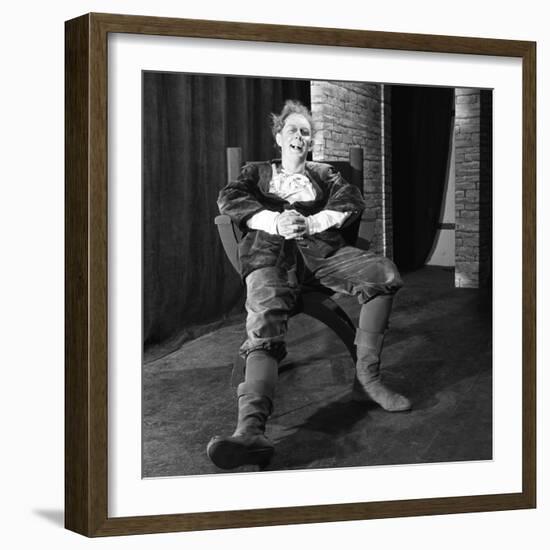 Character from a Production of Shakespeares Twelfth Night, Worksop College, Derbyshire, 1960-Michael Walters-Framed Photographic Print