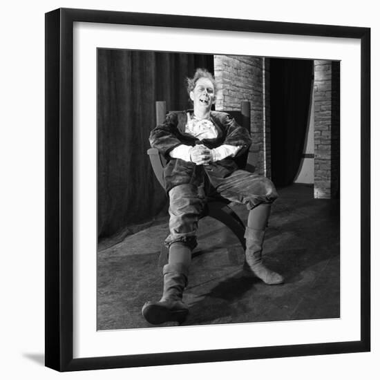 Character from a Production of Shakespeares Twelfth Night, Worksop College, Derbyshire, 1960-Michael Walters-Framed Photographic Print