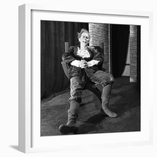 Character from a Production of Shakespeares Twelfth Night, Worksop College, Derbyshire, 1960-Michael Walters-Framed Photographic Print