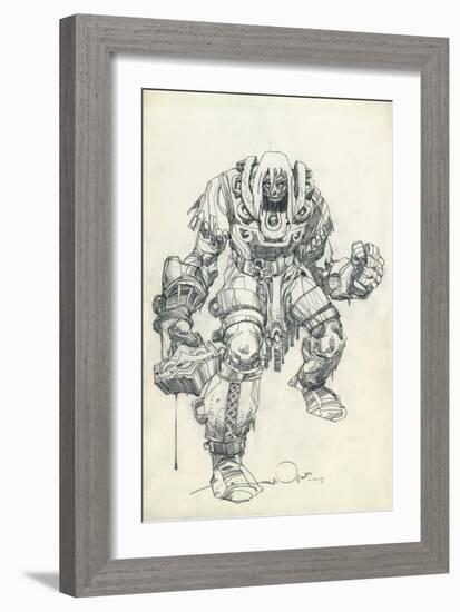 Character Pencils-Walter Simonson-Framed Art Print