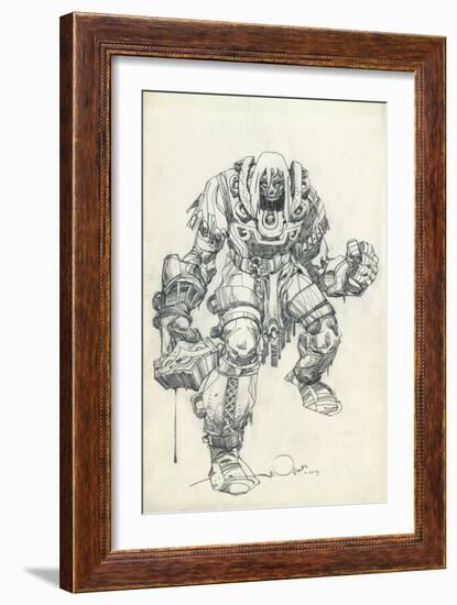 Character Pencils-Walter Simonson-Framed Art Print