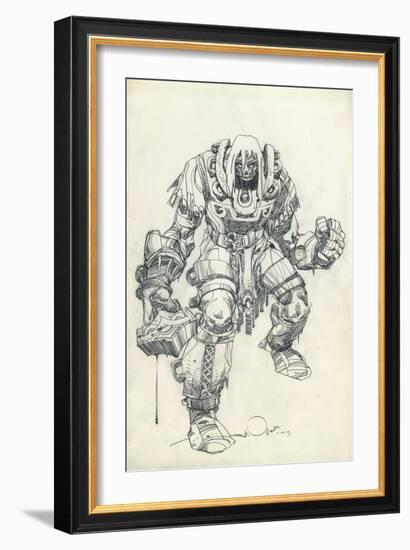 Character Pencils-Walter Simonson-Framed Art Print