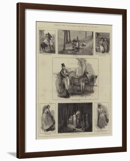 Character Sketches in North Carolina-null-Framed Giclee Print