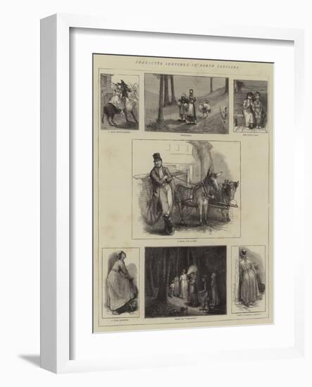 Character Sketches in North Carolina-null-Framed Giclee Print
