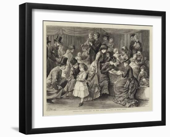 Character Sketches in the United States, A Baby Show-Henry Woods-Framed Giclee Print