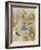 Characters from 'Alice in Wonderland' (Colour Engraving)-John Tenniel-Framed Giclee Print