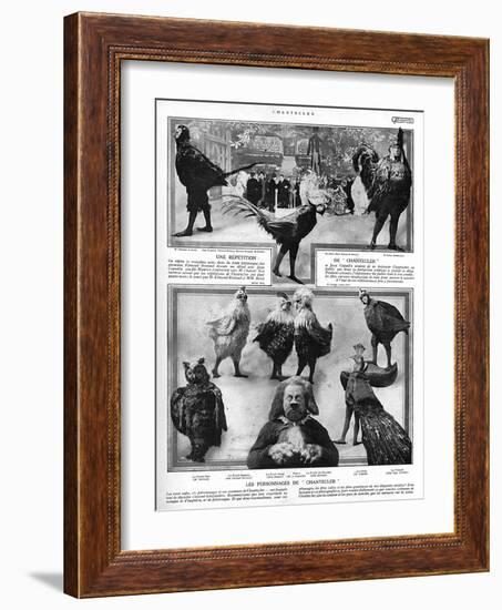 Characters from the Play Chantecler by Rostand, 1910-G. Larcher-Framed Art Print