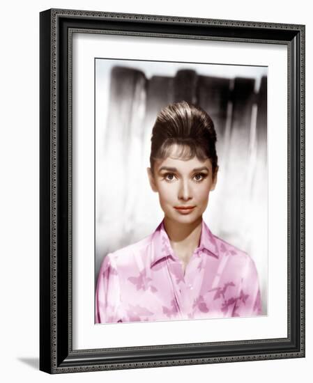 Charade, Audrey Hepburn, 1963-null-Framed Photo