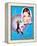 Charade, Cary Grant, Audrey Hepburn, Japanaese Poster Art, 1963-null-Framed Stretched Canvas