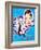 Charade, Cary Grant, Audrey Hepburn, Japanaese Poster Art, 1963-null-Framed Art Print