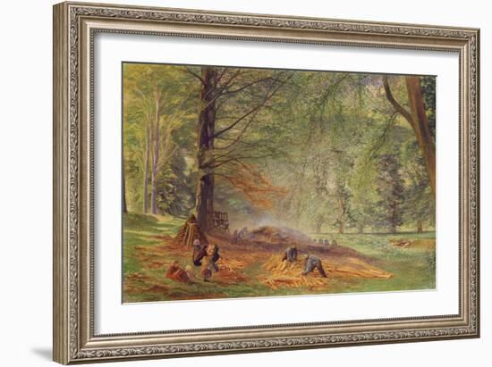 Charcoal Burners in Rokeby Park-Alfred William Hunt-Framed Giclee Print