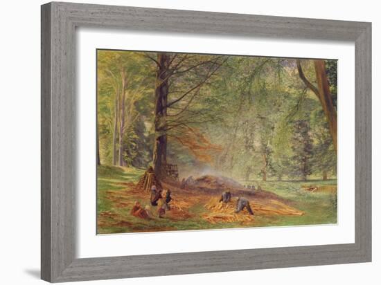 Charcoal Burners in Rokeby Park-Alfred William Hunt-Framed Giclee Print