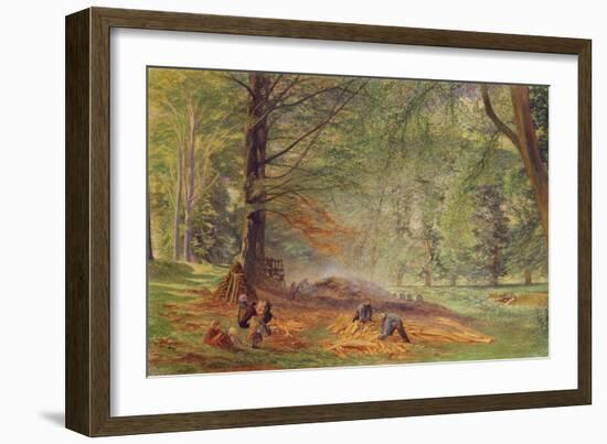 Charcoal Burners in Rokeby Park-Alfred William Hunt-Framed Giclee Print