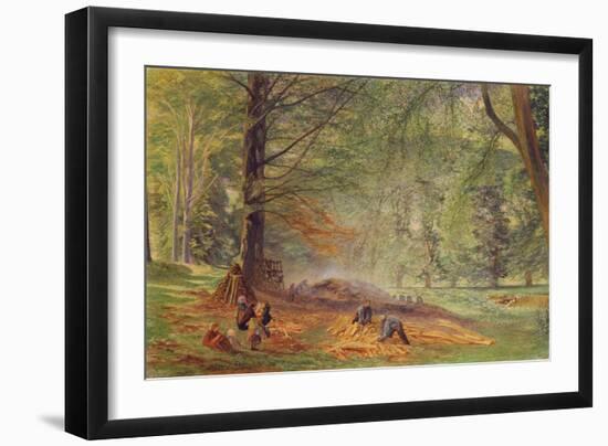 Charcoal Burners in Rokeby Park-Alfred William Hunt-Framed Giclee Print