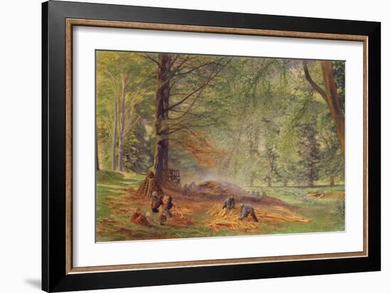 Charcoal Burners in Rokeby Park-Alfred William Hunt-Framed Giclee Print