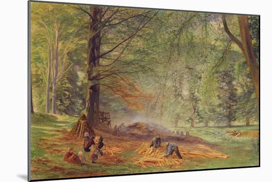 Charcoal Burners in Rokeby Park-Alfred William Hunt-Mounted Giclee Print