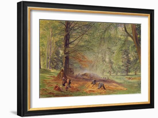 Charcoal Burners in Rokeby Park-Alfred William Hunt-Framed Giclee Print