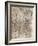 Charcoal Drawing, representing a Deluge, from the Royal Library, Windsor Castle, 1883-Leonardo Da Vinci-Framed Giclee Print