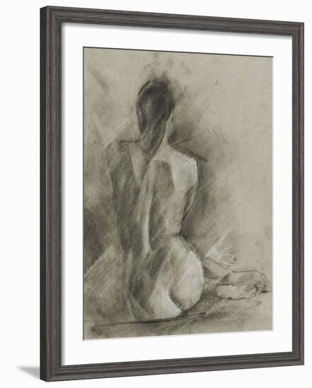 Charcoal Figure Study I-Ethan Harper-Framed Premium Giclee Print