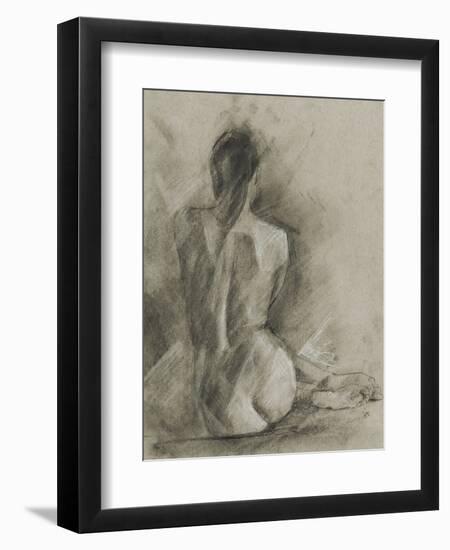 Charcoal Figure Study I-Ethan Harper-Framed Art Print