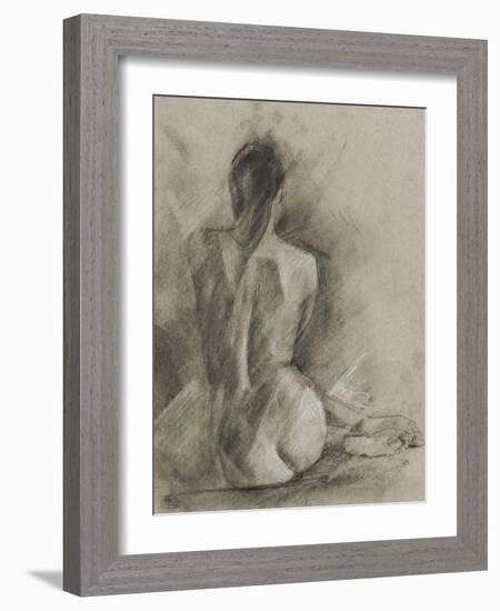 Charcoal Figure Study I-Ethan Harper-Framed Art Print