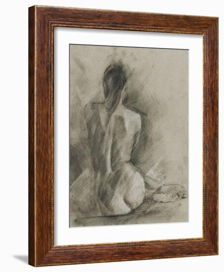 Charcoal Figure Study I-Ethan Harper-Framed Art Print