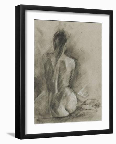 Charcoal Figure Study I-Ethan Harper-Framed Art Print